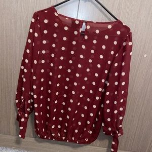 Polkadot blouse